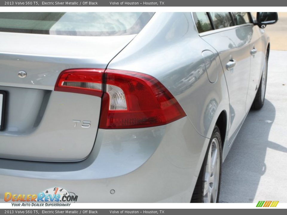 2013 Volvo S60 T5 Electric Silver Metallic / Off Black Photo #8