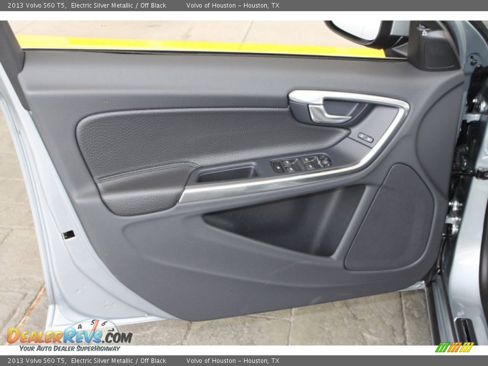 2013 Volvo S60 T5 Electric Silver Metallic / Off Black Photo #12