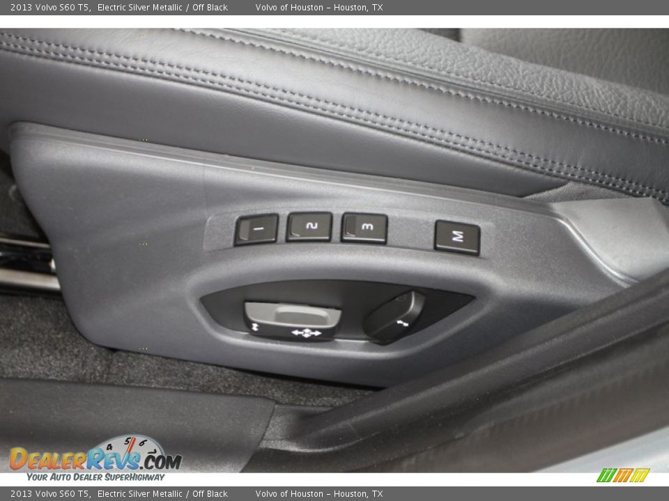 2013 Volvo S60 T5 Electric Silver Metallic / Off Black Photo #15