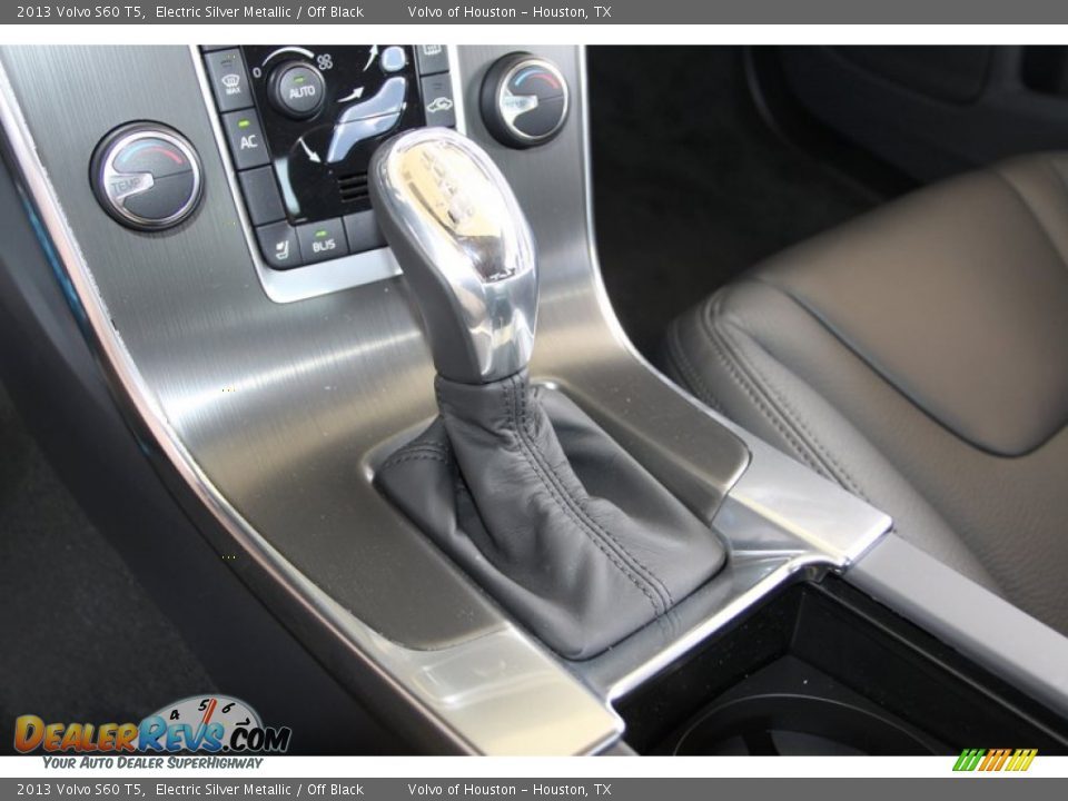 2013 Volvo S60 T5 Electric Silver Metallic / Off Black Photo #16