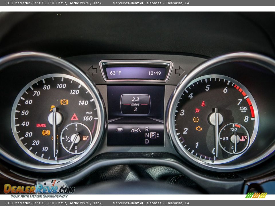 2013 Mercedes-Benz GL 450 4Matic Arctic White / Black Photo #6