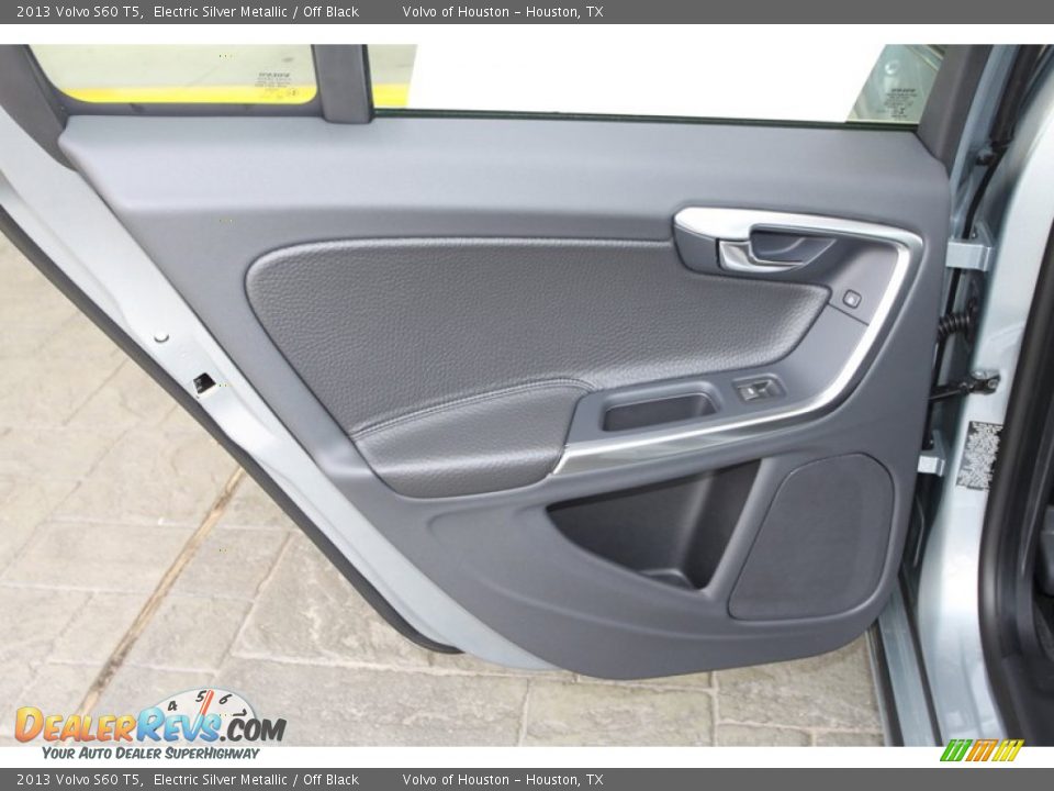 2013 Volvo S60 T5 Electric Silver Metallic / Off Black Photo #21