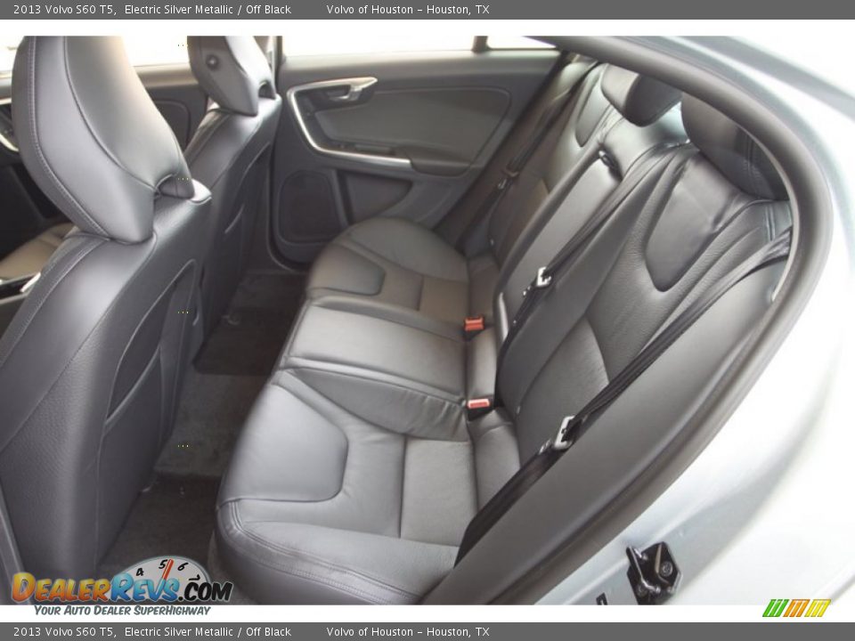 2013 Volvo S60 T5 Electric Silver Metallic / Off Black Photo #22