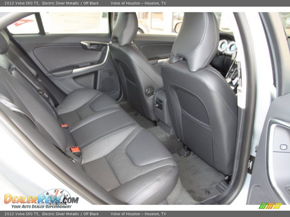 2013 Volvo S60 T5 Electric Silver Metallic / Off Black Photo #26