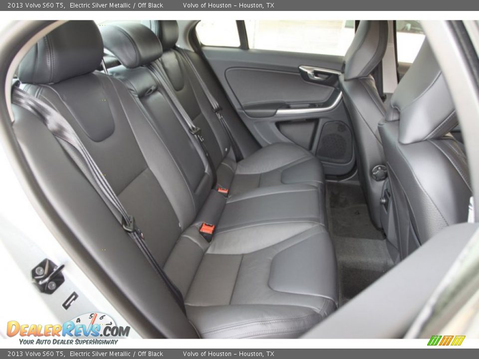 2013 Volvo S60 T5 Electric Silver Metallic / Off Black Photo #27