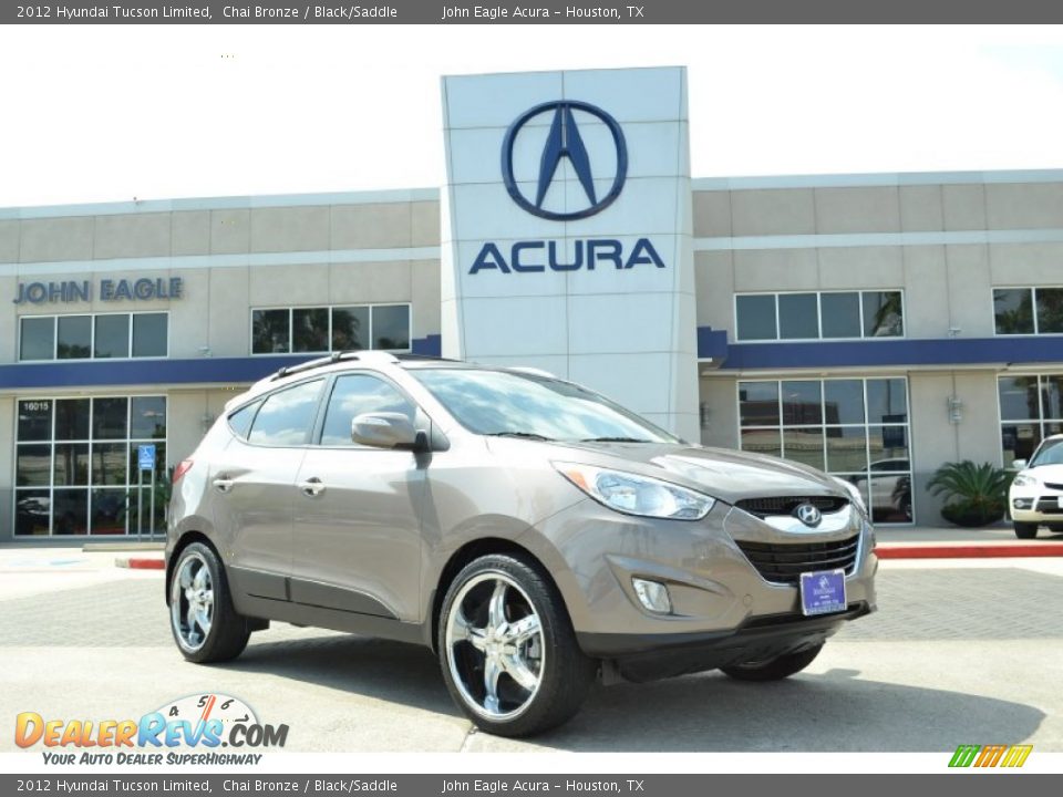 2012 Hyundai Tucson Limited Chai Bronze / Black/Saddle Photo #1