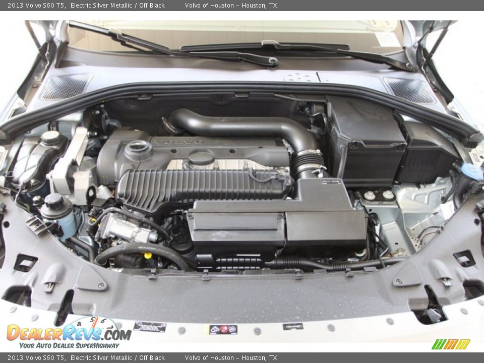 2013 Volvo S60 T5 Electric Silver Metallic / Off Black Photo #30