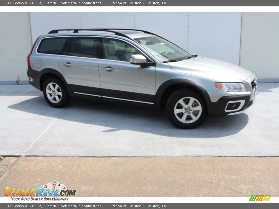 2013 Volvo XC70 3.2 Electric Silver Metallic / Sandstone Photo #1