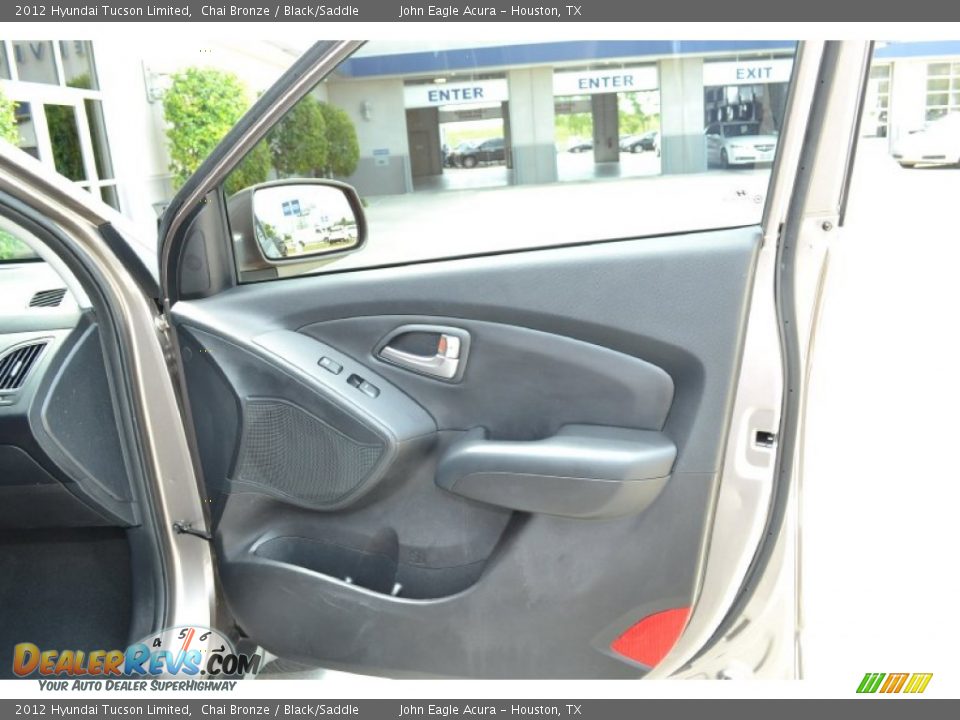 2012 Hyundai Tucson Limited Chai Bronze / Black/Saddle Photo #15