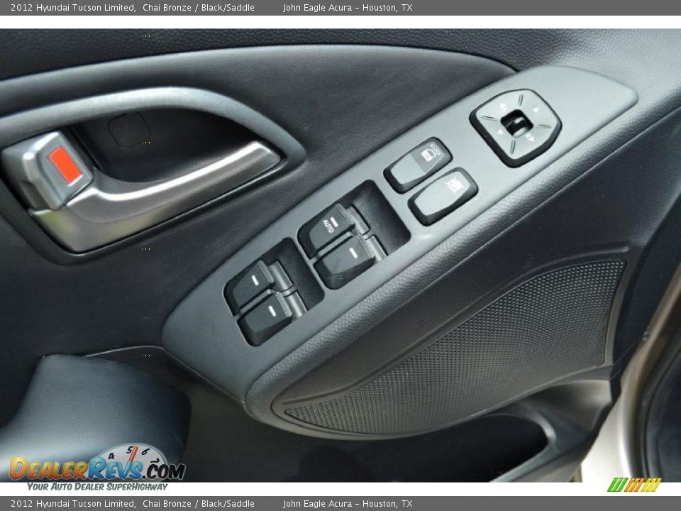 2012 Hyundai Tucson Limited Chai Bronze / Black/Saddle Photo #17