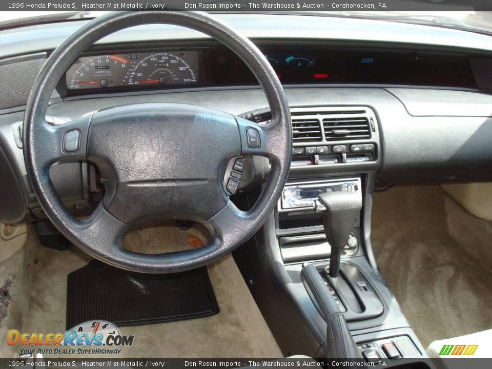 1996 Honda Prelude S Heather Mist Metallic / Ivory Photo #35