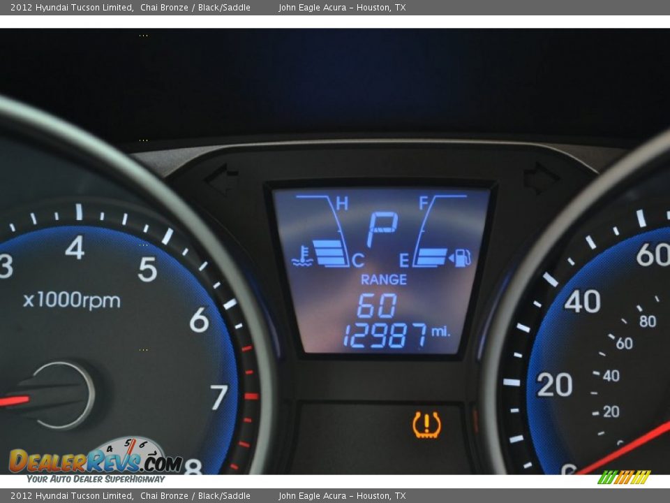 2012 Hyundai Tucson Limited Chai Bronze / Black/Saddle Photo #25