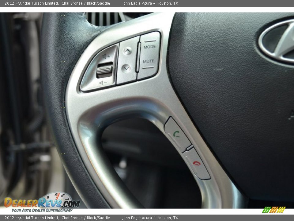 2012 Hyundai Tucson Limited Chai Bronze / Black/Saddle Photo #26