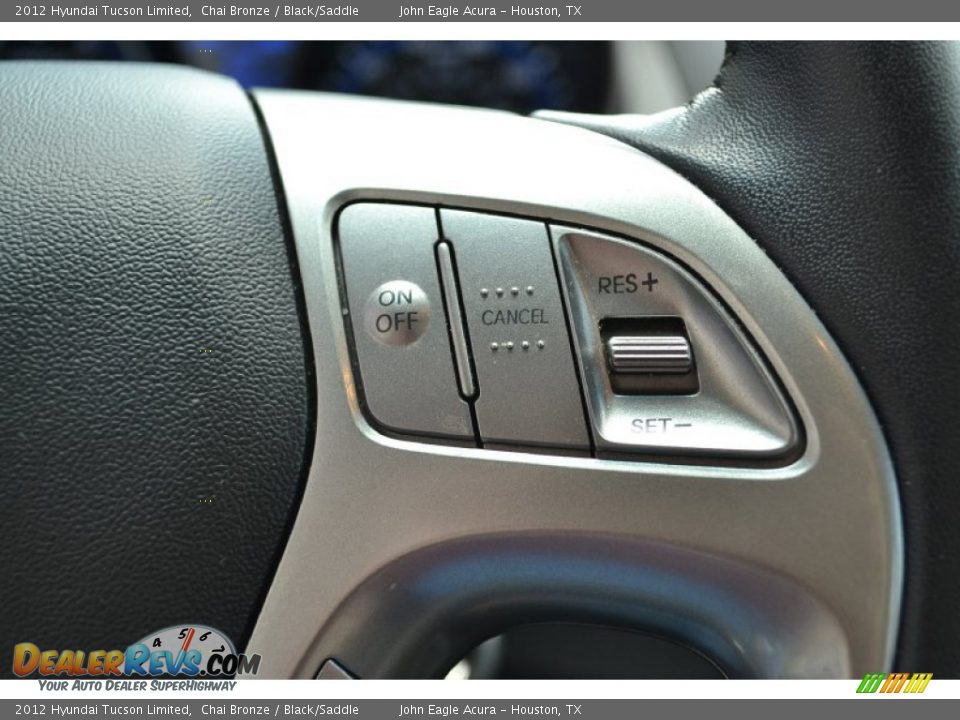 2012 Hyundai Tucson Limited Chai Bronze / Black/Saddle Photo #27
