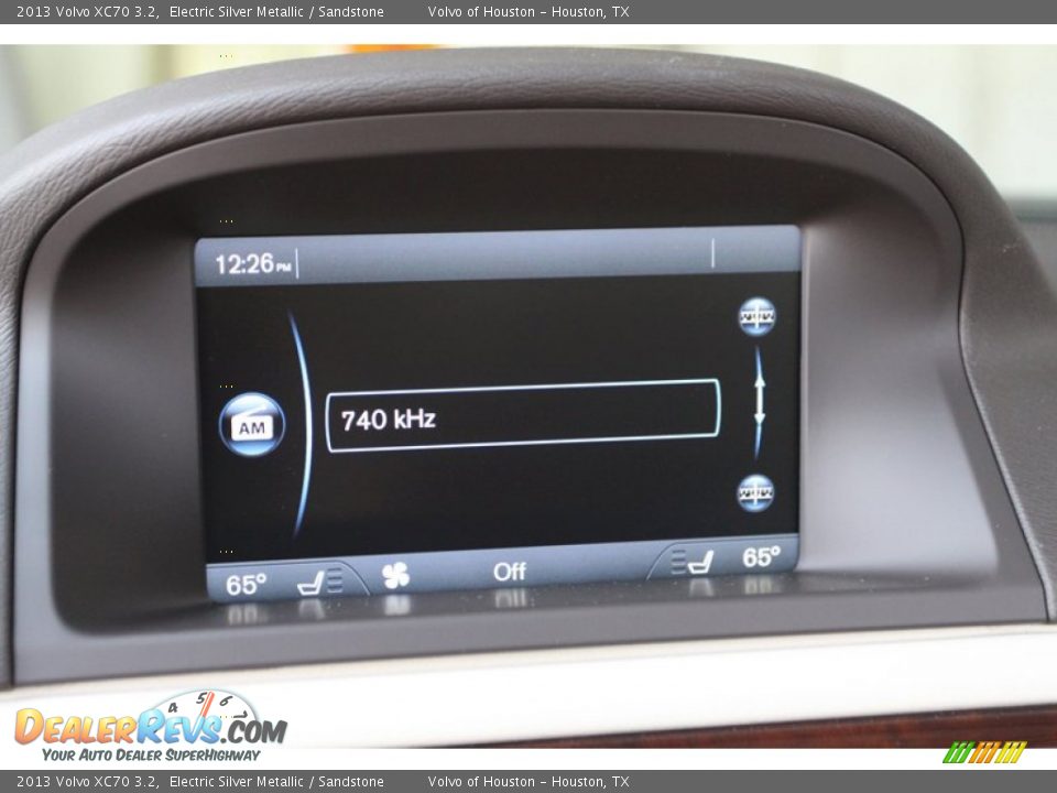 2013 Volvo XC70 3.2 Electric Silver Metallic / Sandstone Photo #22