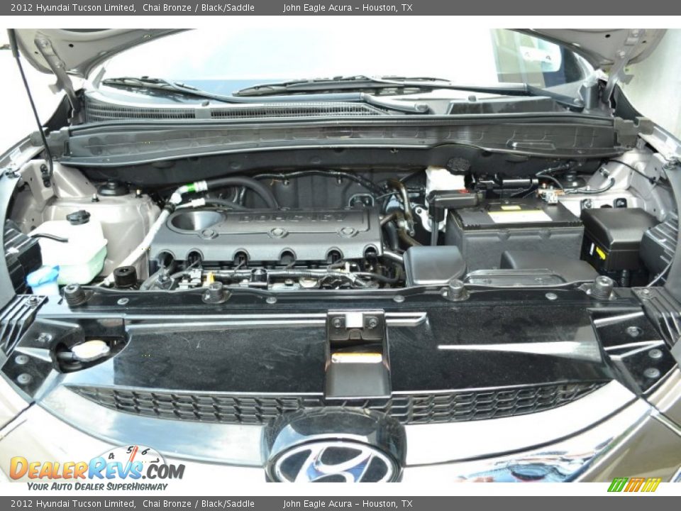2012 Hyundai Tucson Limited Chai Bronze / Black/Saddle Photo #30