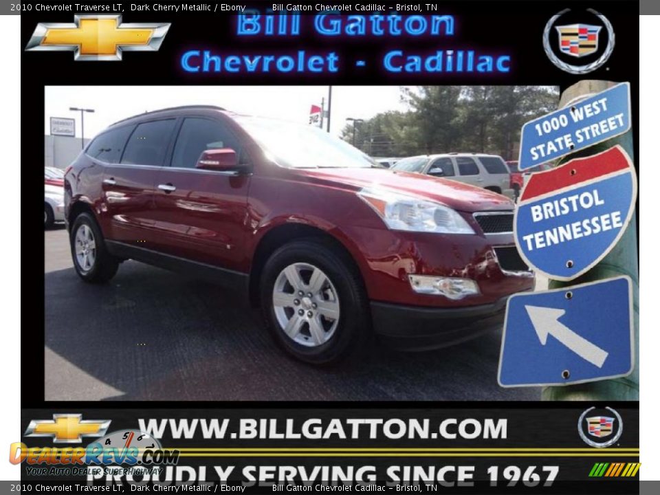 2010 Chevrolet Traverse LT Dark Cherry Metallic / Ebony Photo #1