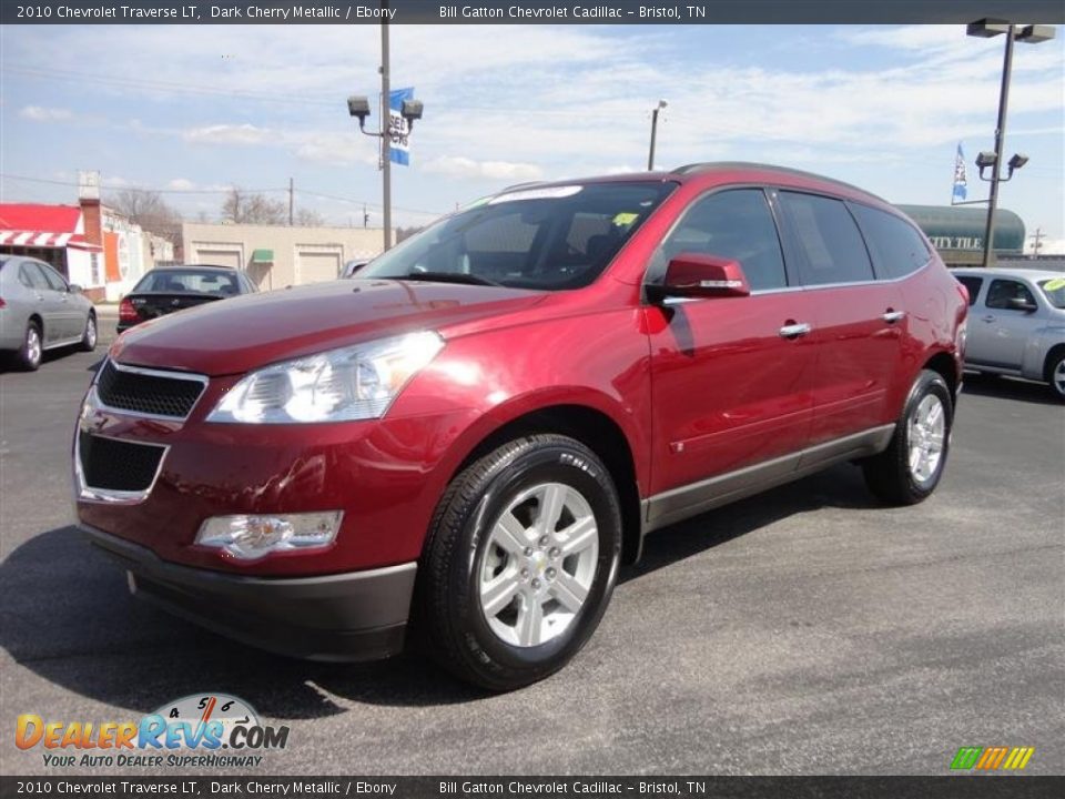 2010 Chevrolet Traverse LT Dark Cherry Metallic / Ebony Photo #3