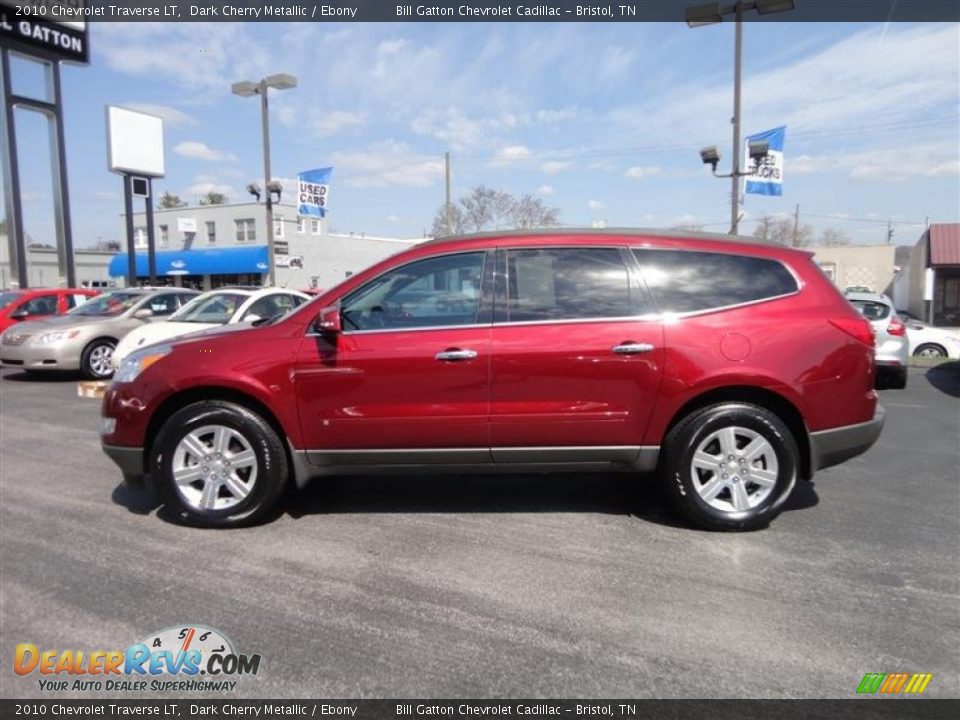 2010 Chevrolet Traverse LT Dark Cherry Metallic / Ebony Photo #4