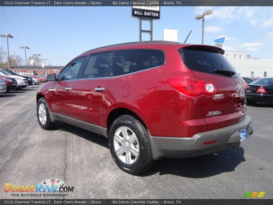 2010 Chevrolet Traverse LT Dark Cherry Metallic / Ebony Photo #5