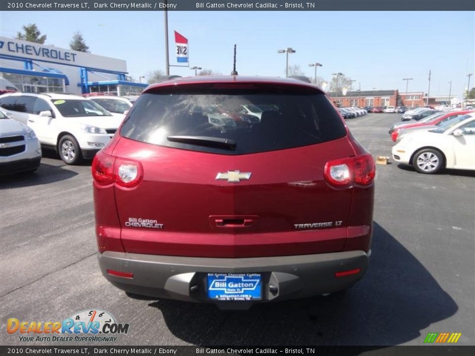 2010 Chevrolet Traverse LT Dark Cherry Metallic / Ebony Photo #6
