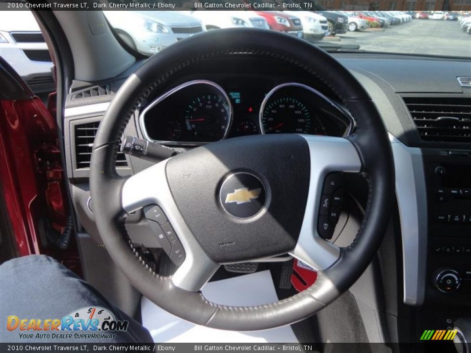 2010 Chevrolet Traverse LT Dark Cherry Metallic / Ebony Photo #14
