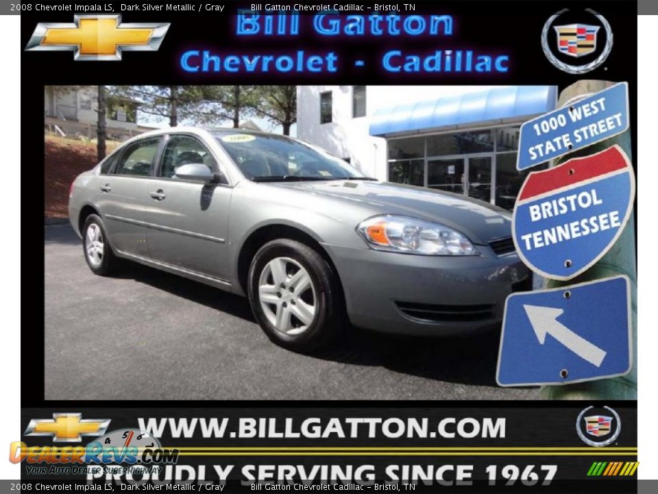 2008 Chevrolet Impala LS Dark Silver Metallic / Gray Photo #1
