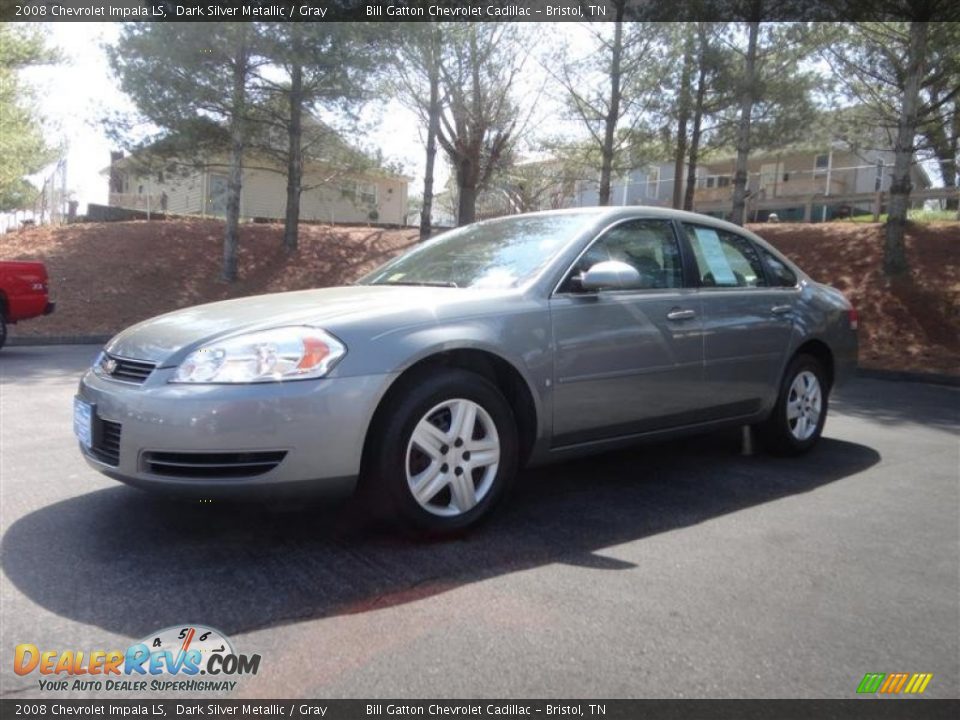 2008 Chevrolet Impala LS Dark Silver Metallic / Gray Photo #3