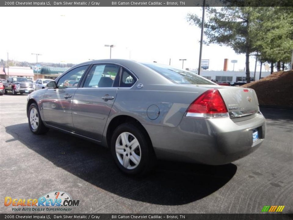 2008 Chevrolet Impala LS Dark Silver Metallic / Gray Photo #5