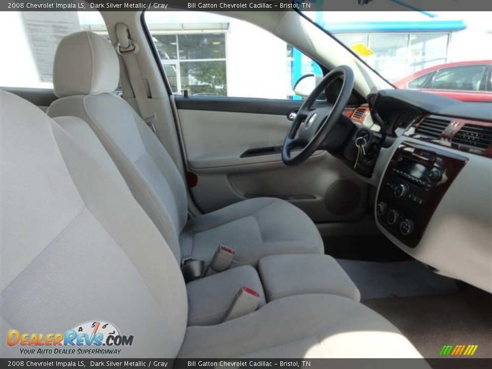 2008 Chevrolet Impala LS Dark Silver Metallic / Gray Photo #7