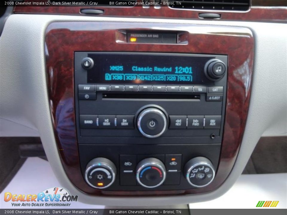 2008 Chevrolet Impala LS Dark Silver Metallic / Gray Photo #12