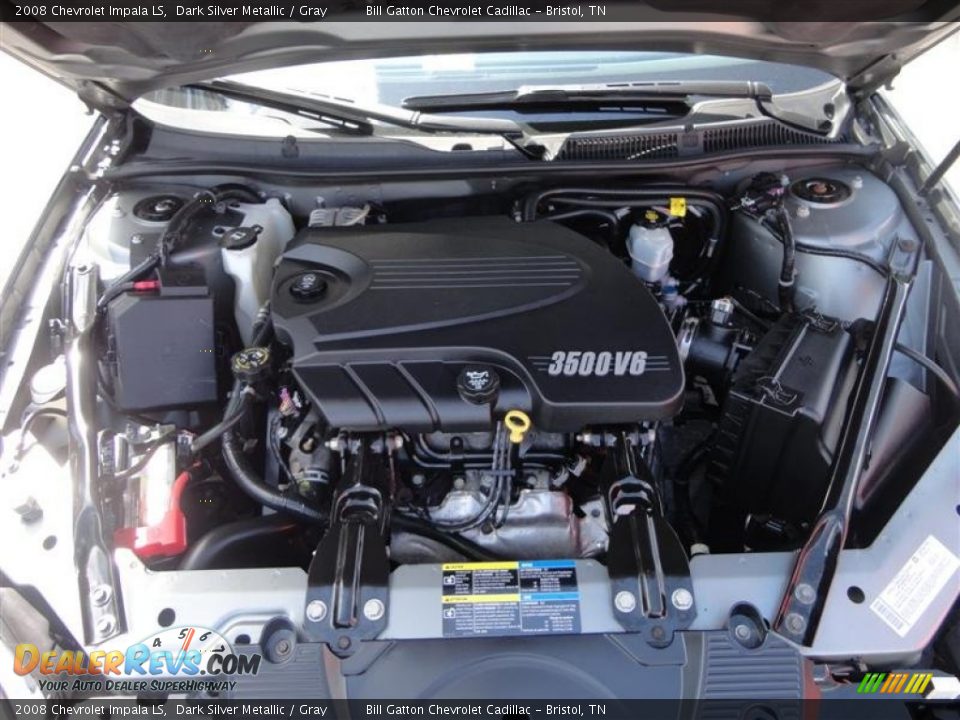 2008 Chevrolet Impala LS Dark Silver Metallic / Gray Photo #15