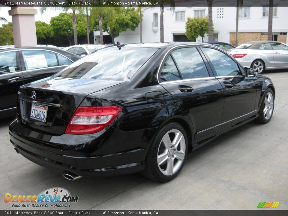 2011 Mercedes-Benz C 300 Sport Black / Black Photo #2