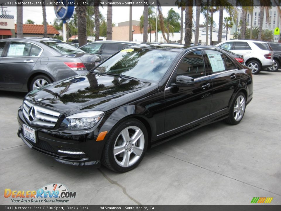 2011 Mercedes-Benz C 300 Sport Black / Black Photo #5