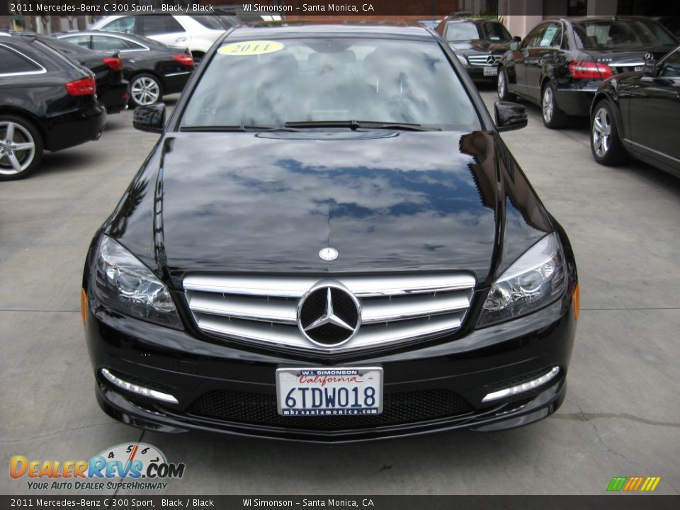 2011 Mercedes-Benz C 300 Sport Black / Black Photo #6