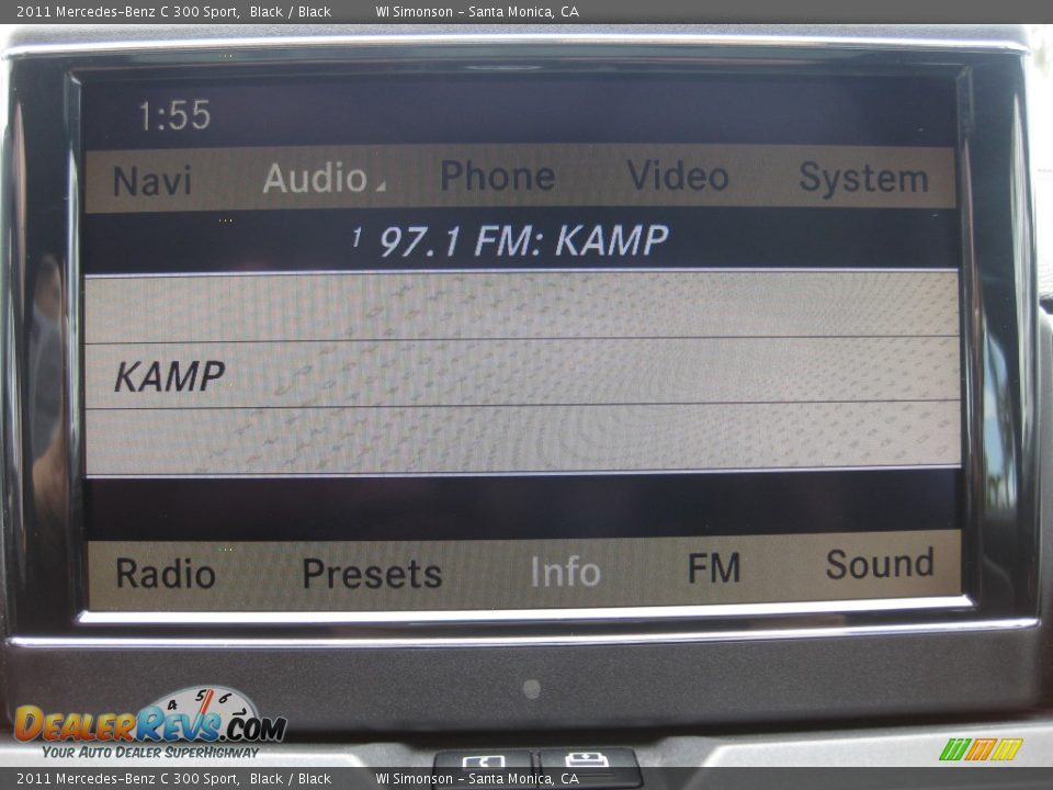 Audio System of 2011 Mercedes-Benz C 300 Sport Photo #15