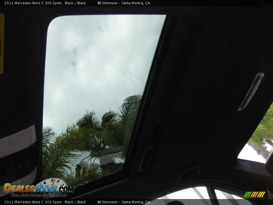 2011 Mercedes-Benz C 300 Sport Black / Black Photo #21