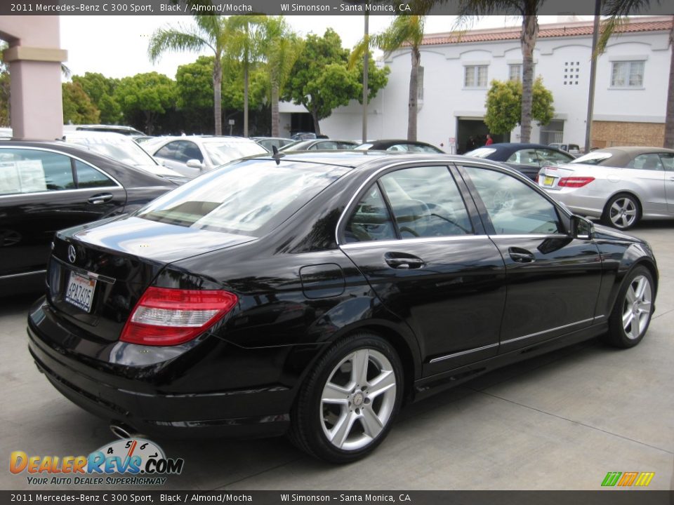2011 Mercedes-Benz C 300 Sport Black / Almond/Mocha Photo #2