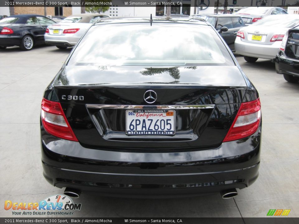 2011 Mercedes-Benz C 300 Sport Black / Almond/Mocha Photo #3