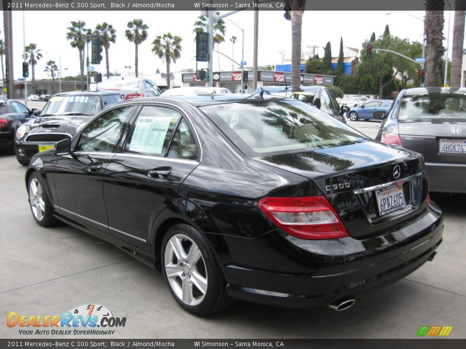 2011 Mercedes-Benz C 300 Sport Black / Almond/Mocha Photo #4