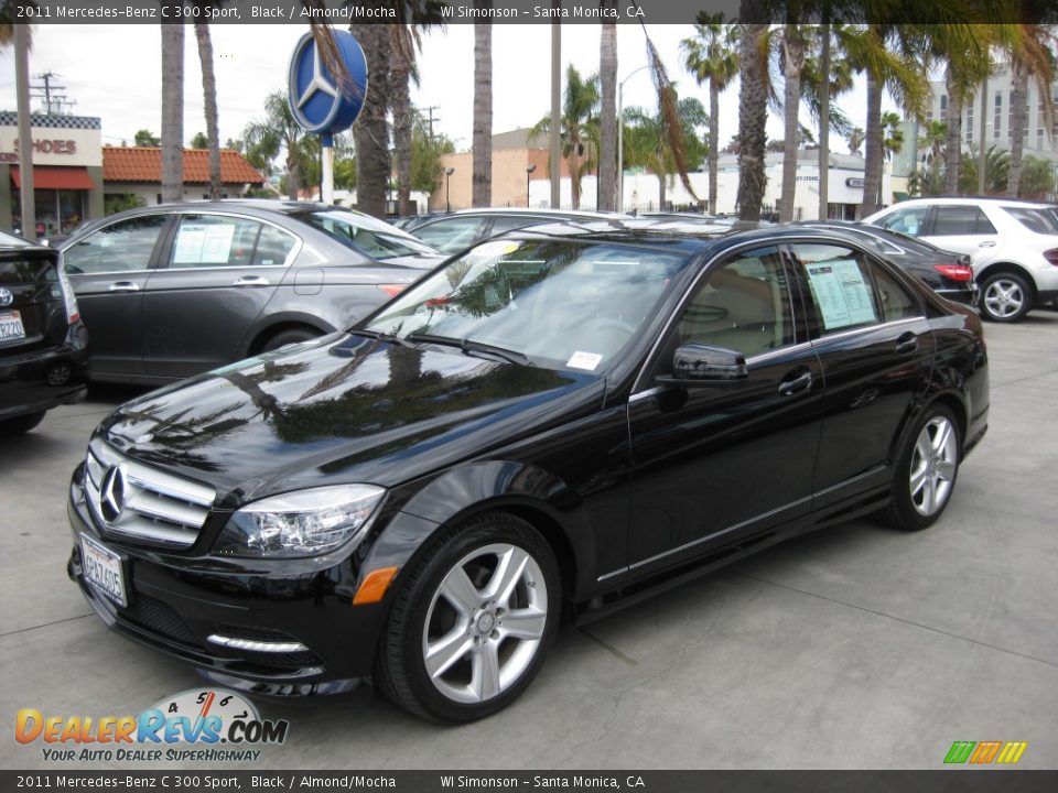 2011 Mercedes-Benz C 300 Sport Black / Almond/Mocha Photo #5