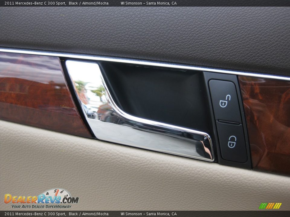 2011 Mercedes-Benz C 300 Sport Black / Almond/Mocha Photo #7