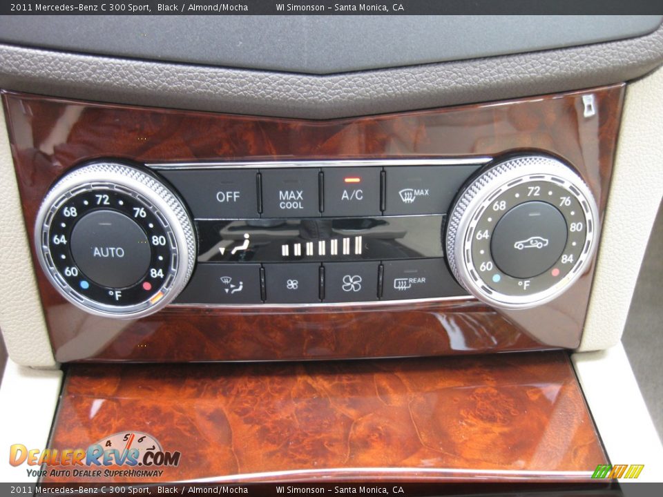 2011 Mercedes-Benz C 300 Sport Black / Almond/Mocha Photo #12