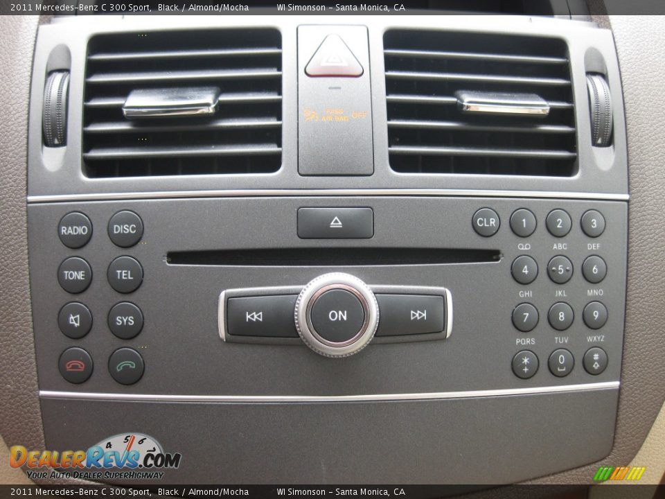 2011 Mercedes-Benz C 300 Sport Black / Almond/Mocha Photo #13