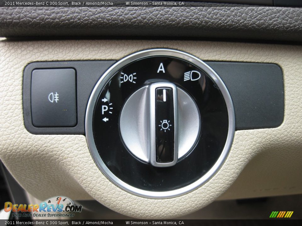 2011 Mercedes-Benz C 300 Sport Black / Almond/Mocha Photo #21