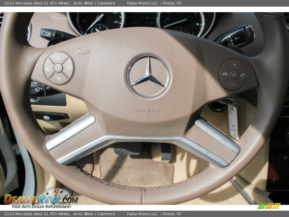 2010 Mercedes-Benz GL 450 4Matic Arctic White / Cashmere Photo #15