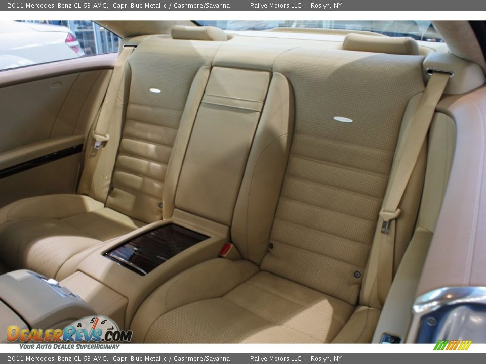 Rear Seat of 2011 Mercedes-Benz CL 63 AMG Photo #12