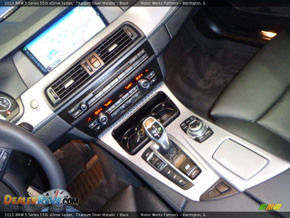2013 BMW 5 Series 550i xDrive Sedan Titanium Silver Metallic / Black Photo #30