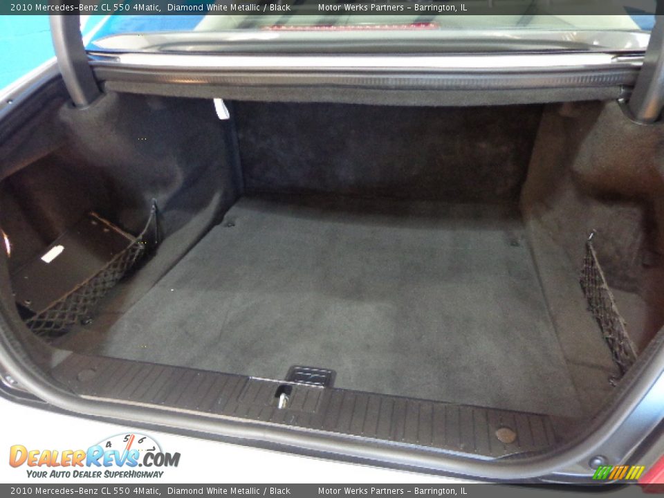 2010 Mercedes-Benz CL 550 4Matic Diamond White Metallic / Black Photo #10