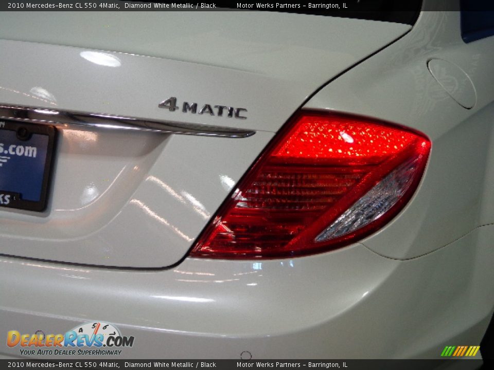 2010 Mercedes-Benz CL 550 4Matic Diamond White Metallic / Black Photo #11